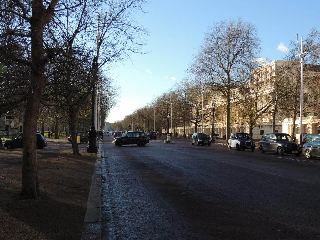 The road leading back to buckingham palace