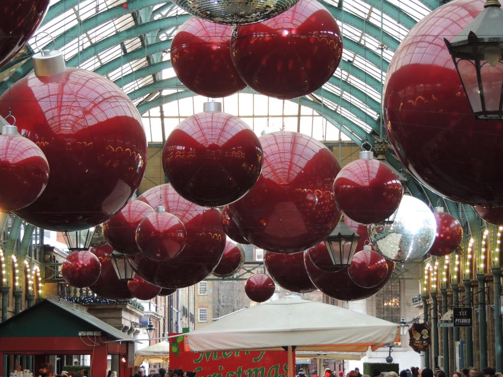 Decorations at Coventry Garden markets.