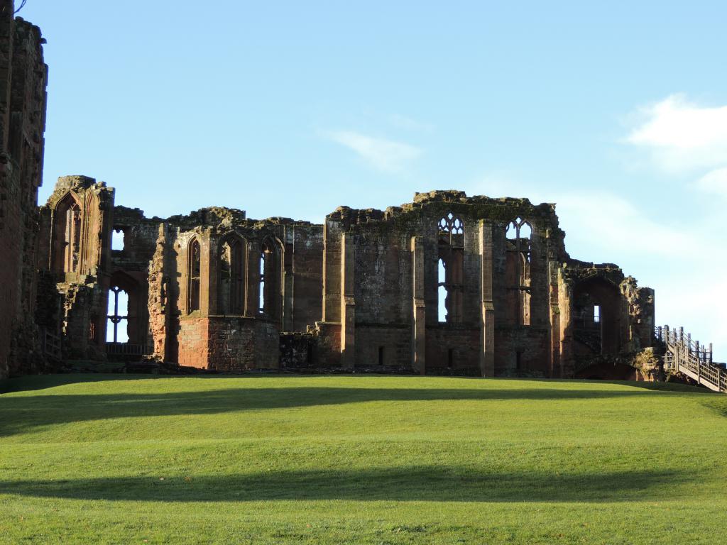 The second addition to the castle that included a banquet hall