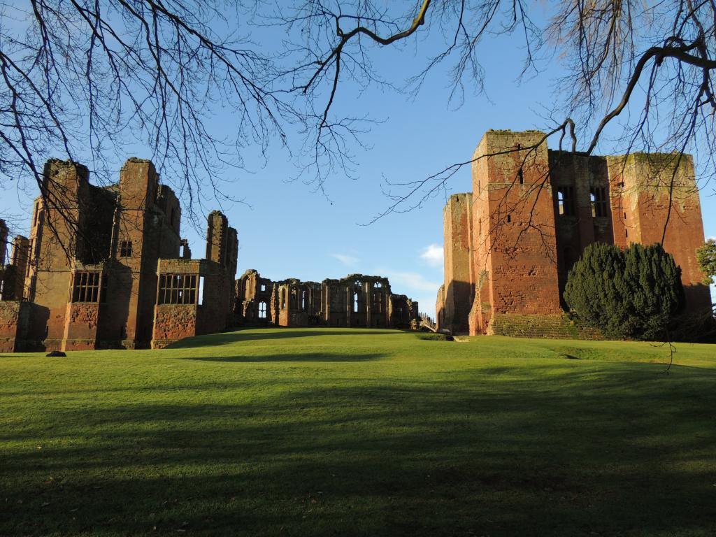 What remains of the castle