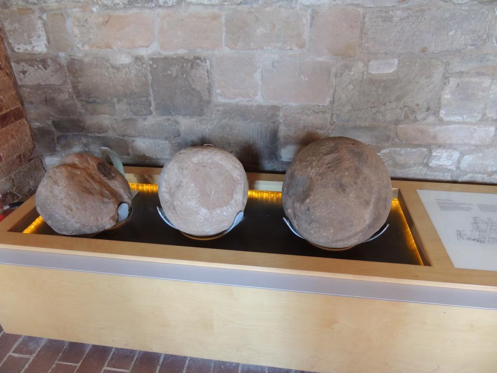 Boulders used for trebuchet 