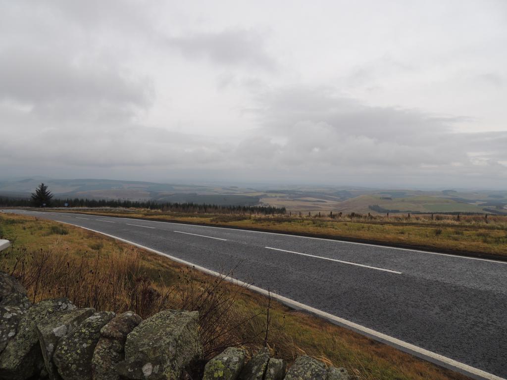 Our first view of Scotland across the English border
