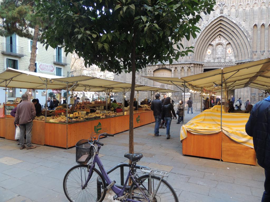 Another one of the many specialist markets throughout Barcelona. This one offered gourmet cheese and honey products