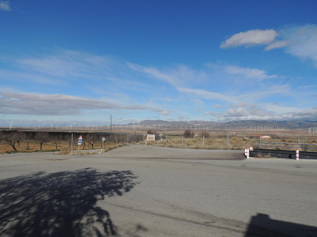 The never ending rows of wind turbines (intermingled with solar farms) throughout Spain