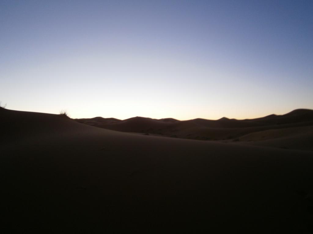 Dawn of a new day on the Sahara