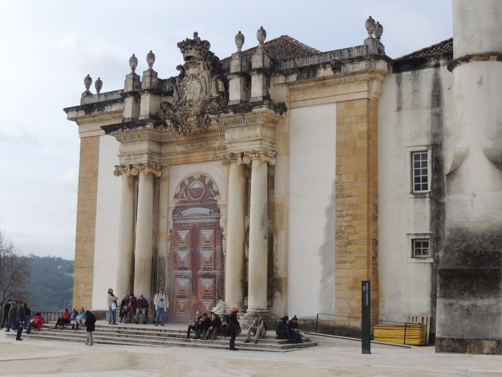 The library; The real door is getting fixed up for UNESCO heritage requirements