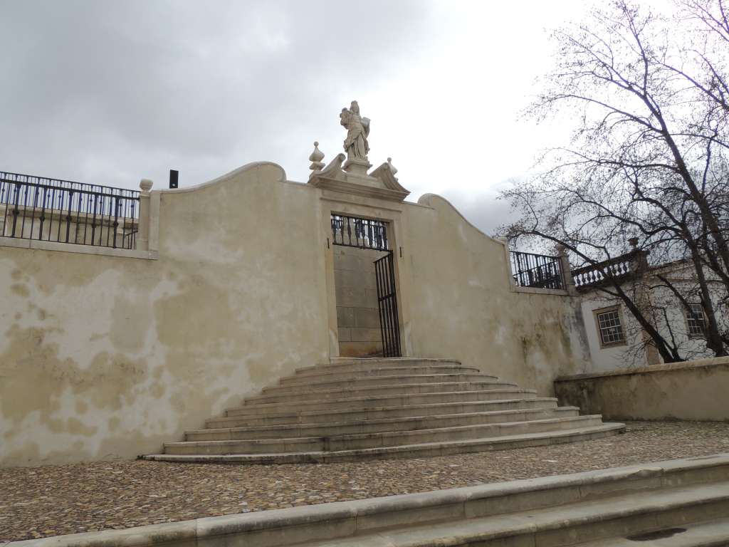 Steps up to the main square. You are meant to come down the left and go up the right. Apparently this would make you wiser