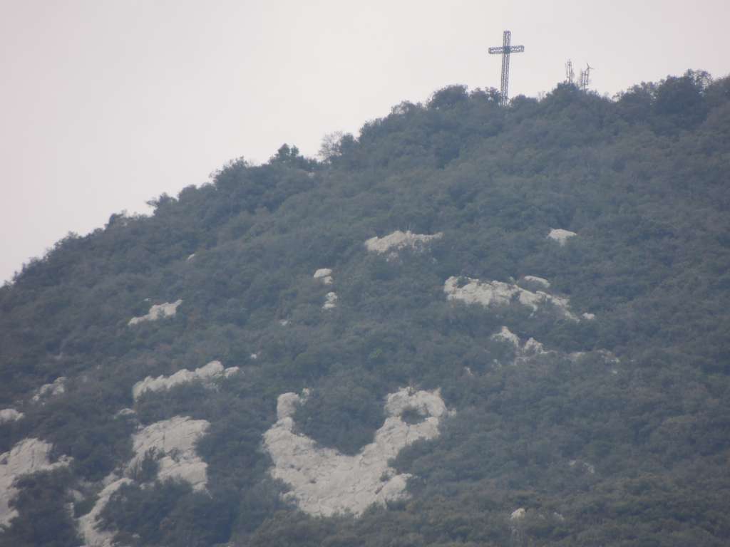 The cross on the top