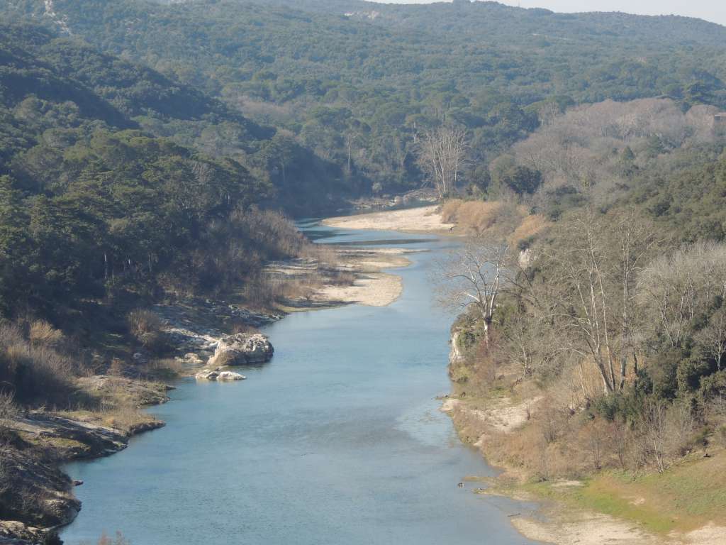 The Gardon river. The water was amazing