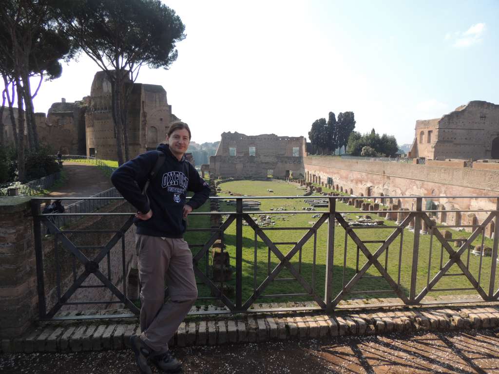 The stadium of the Palatino