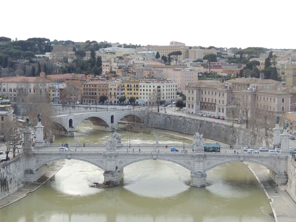 View from the Castel of Ponte Vittorio Emanuele II