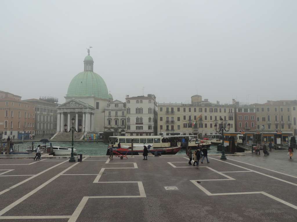 Our first view of Venice from the train station