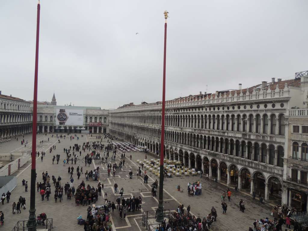 St Marks square from the basilica terrace