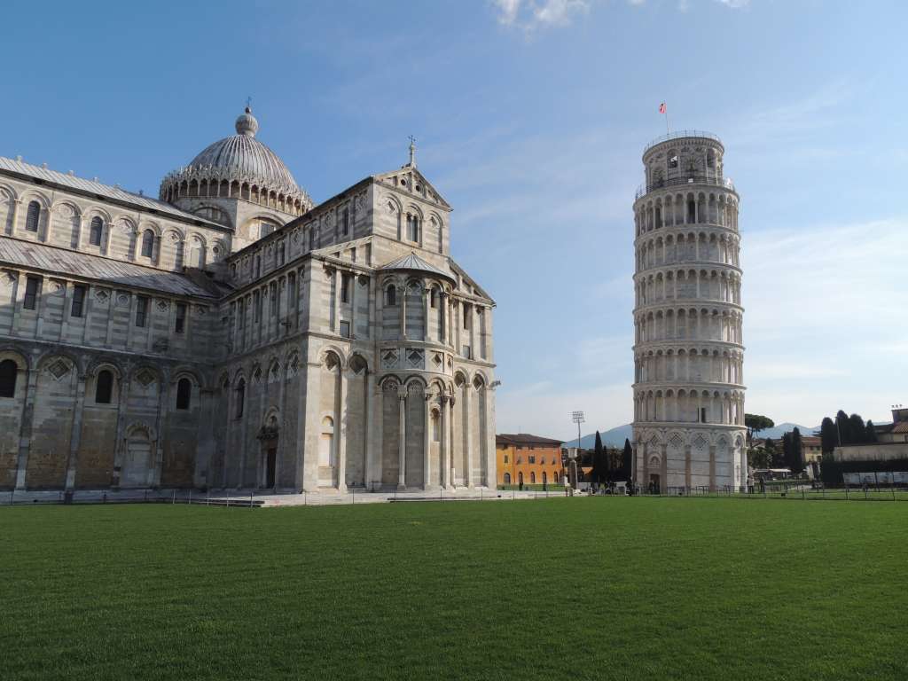 The leaning tower and duomo