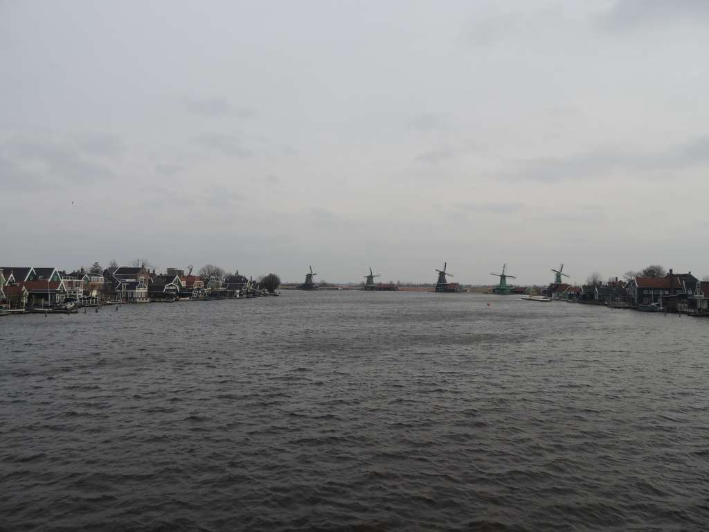 View from the bridge over to Zaandijk