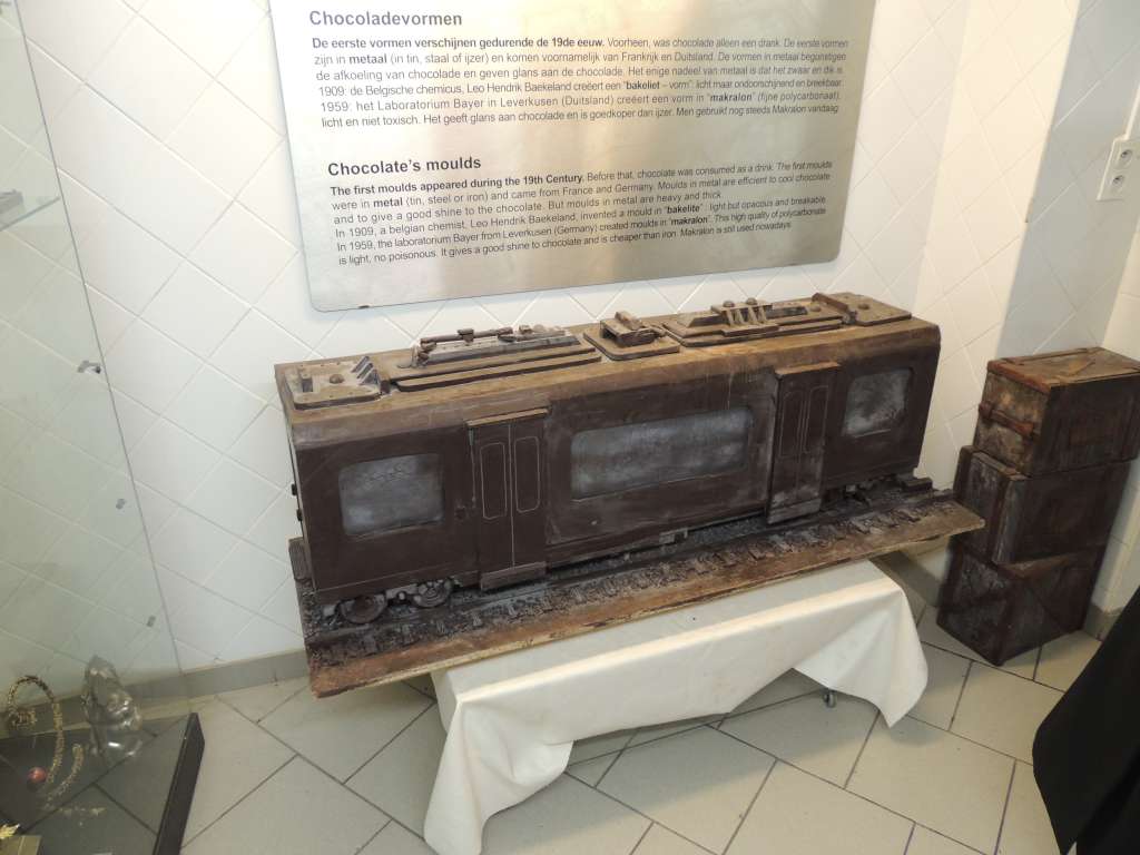 Train made out of chocolate