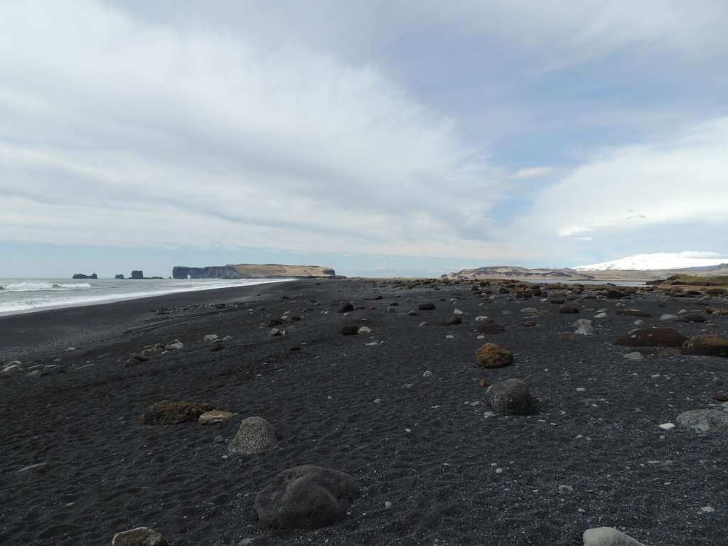 The black beach near Vik