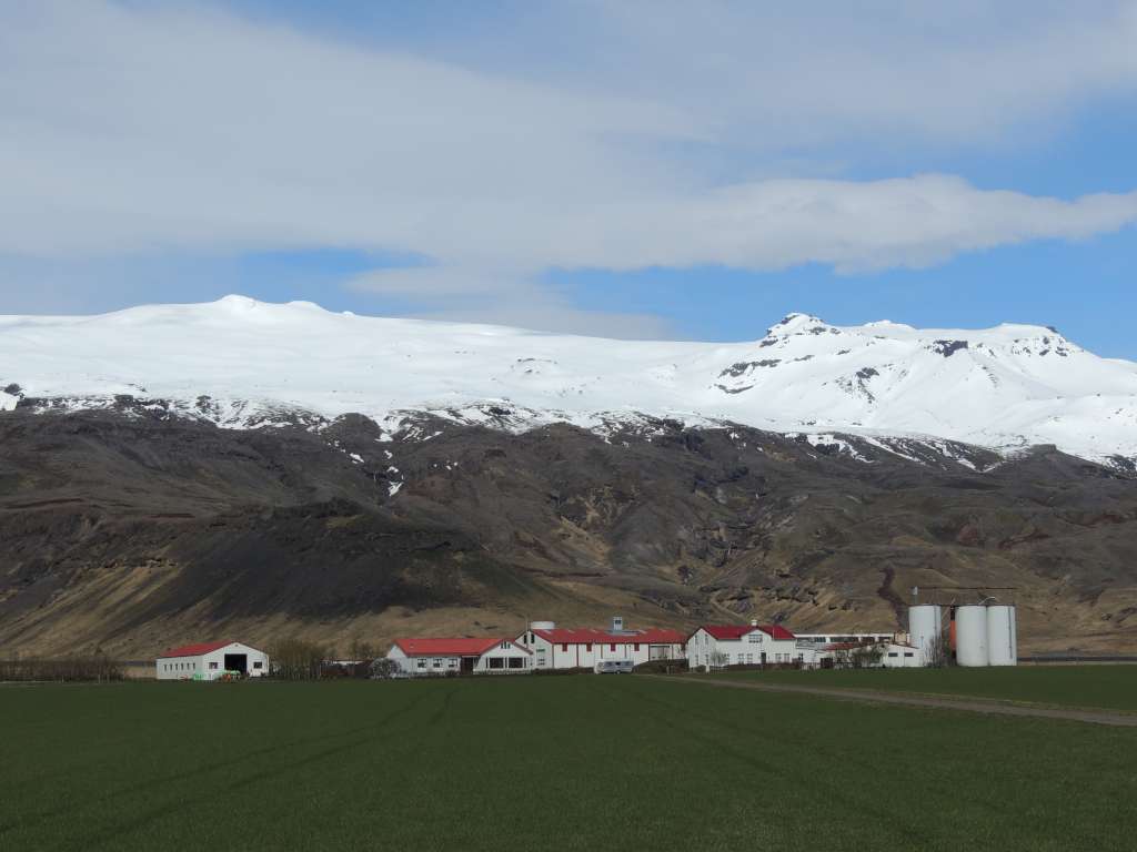 The farm living under Eyjafjallajökull.