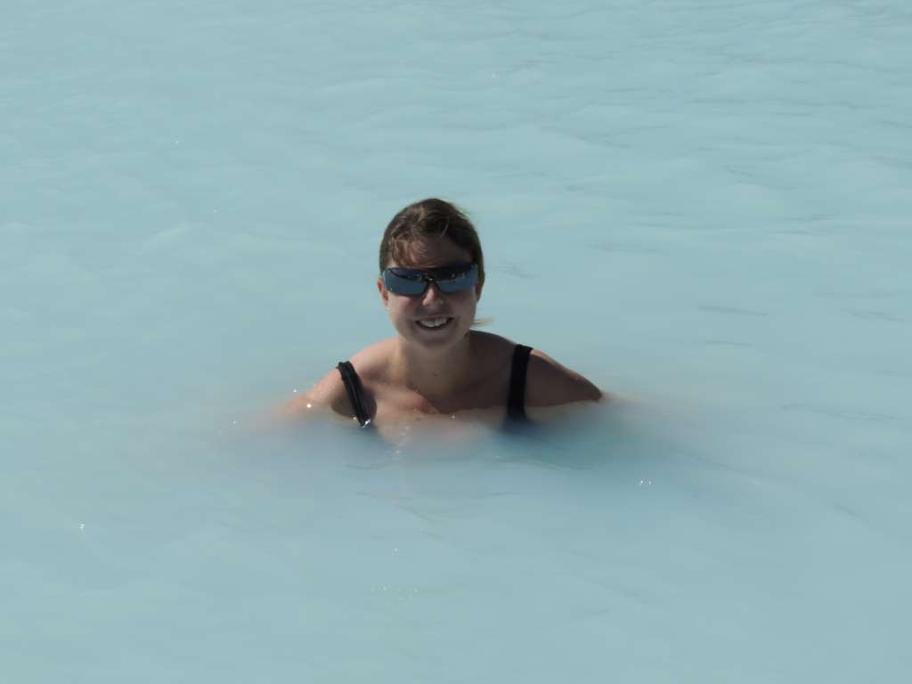 The milky waters of the Blue lagoon