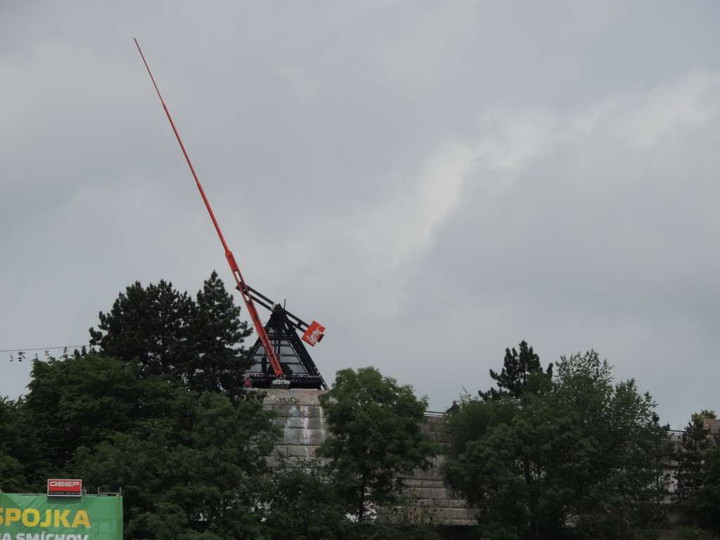 The giant metronome that replaced the statue of Stalin