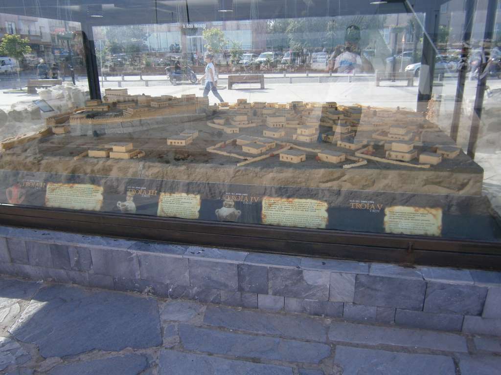 Miniature of the ancient city of Troy