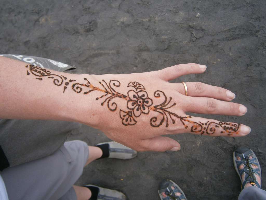 Kayla's fresh Henna