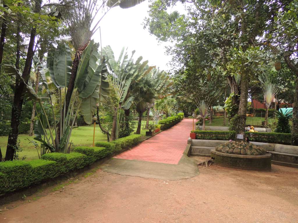 Leads to the AC rooms, girls dorms and boutique