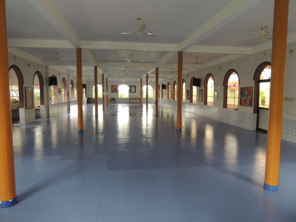 Inside the dining hall