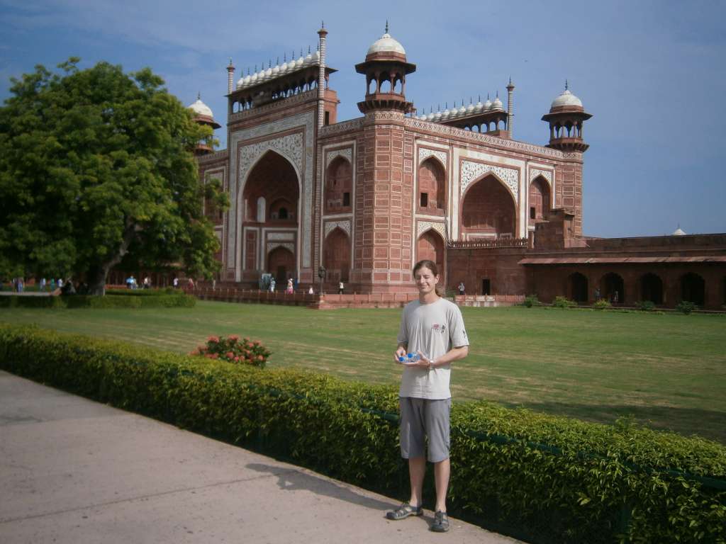 The main gate of the Taj Mahal