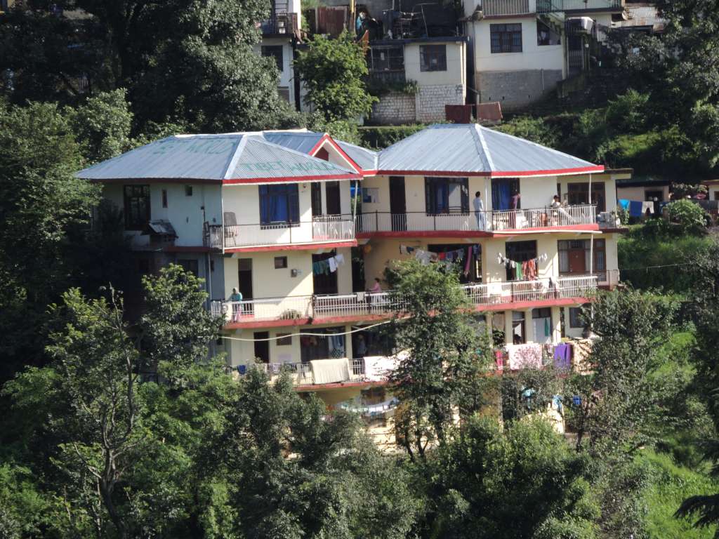 Tibet World (top floor) viewed from our hotel