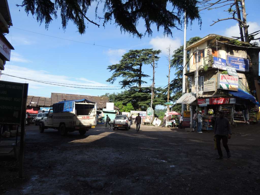 The main town square