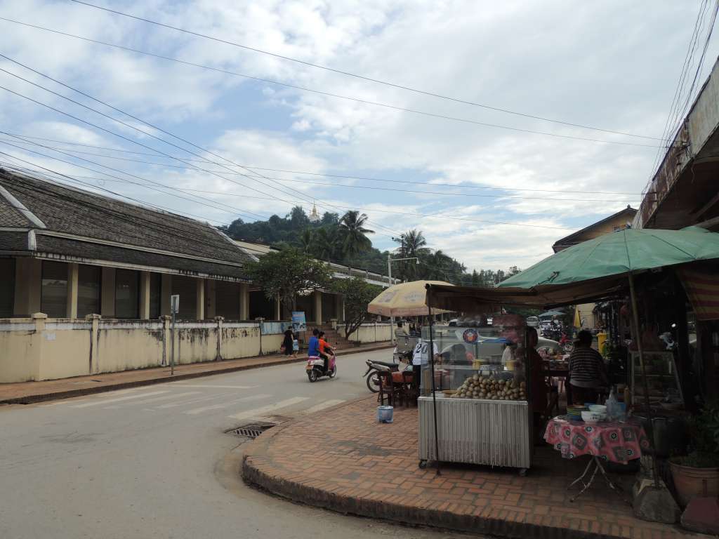 The quiet streets of Luang Prabang