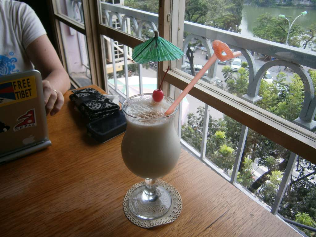 Fancy banana shake