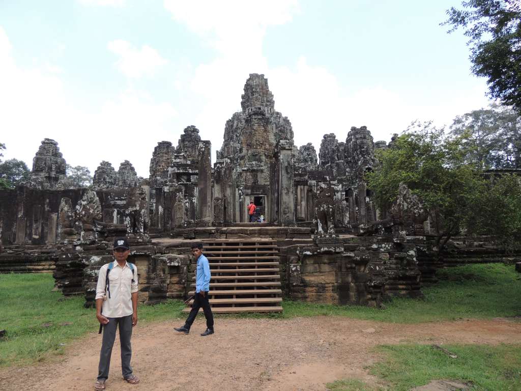 Bayon, inside the Angkor Thom complex, where the world's best bas-relief sculptings are