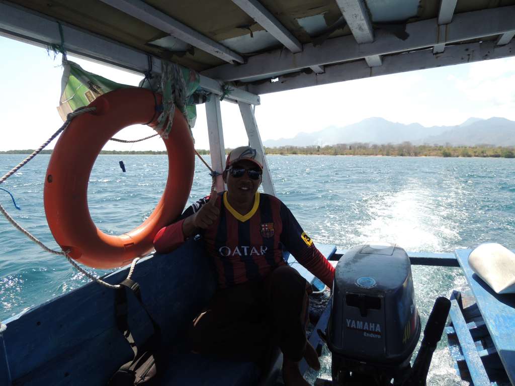 Our skipper out to the first dive site