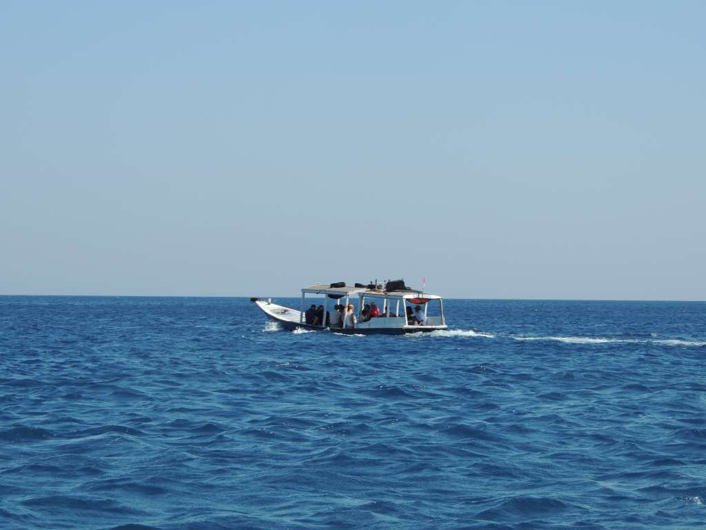 Other divers trying to beat us to the good spots in Menjangan!!