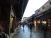 The shops on Ponte Vecchio, aka the Golden Bridge due to the type of shops